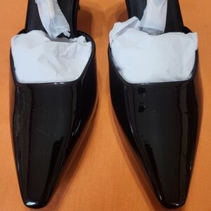 Coutgo Black Patent Women's Shoes